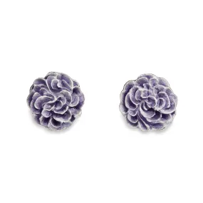 Eudora silver earrings S - Deep Sea