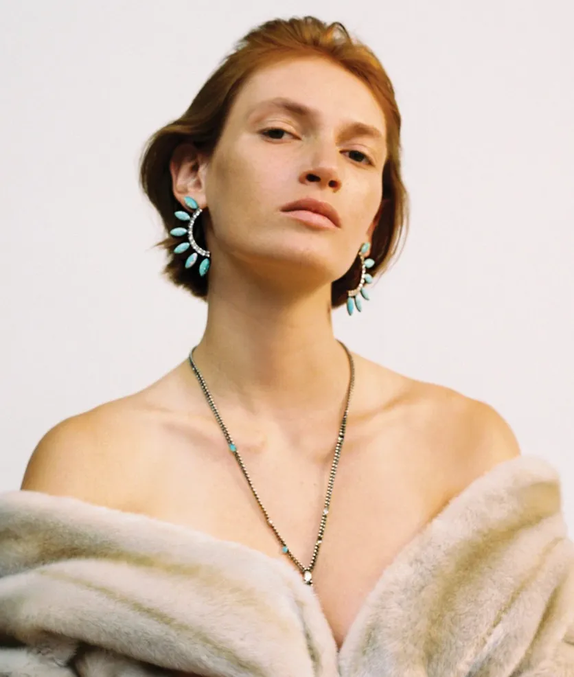 Lionette Bryon Bay Earrings Baby Green