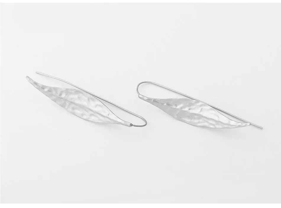 Silver Leaf earrings