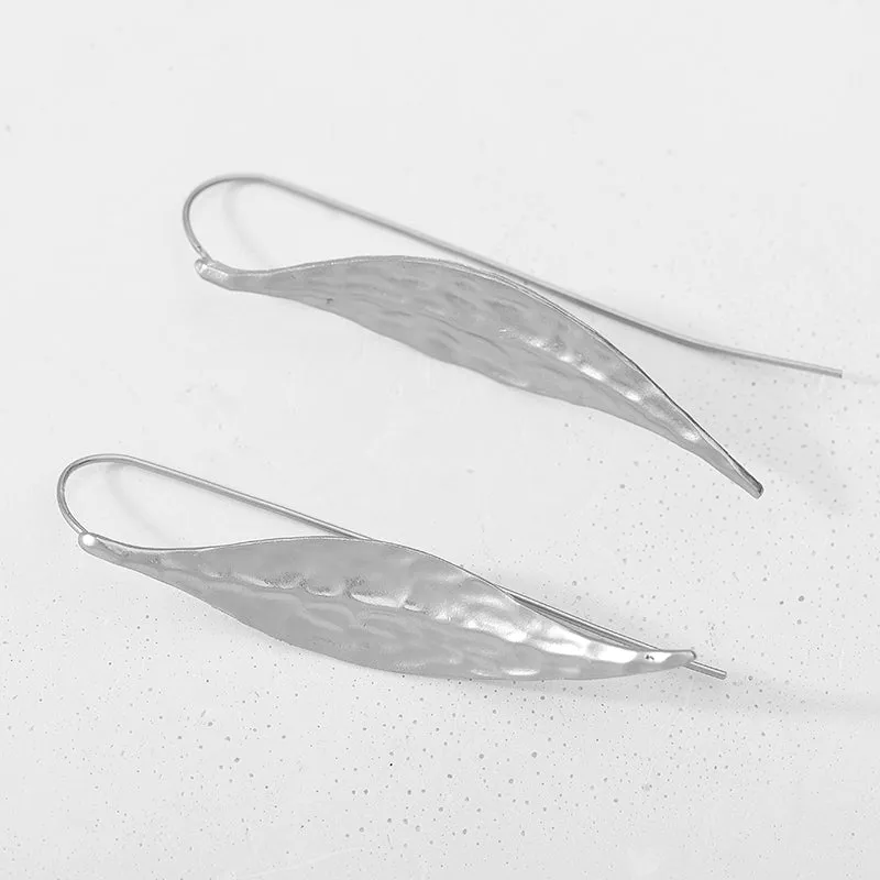 Silver Leaf earrings