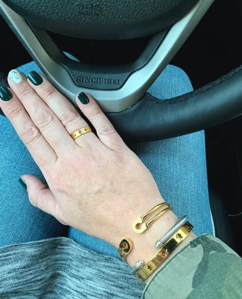 Star Struck Stainless Bangle