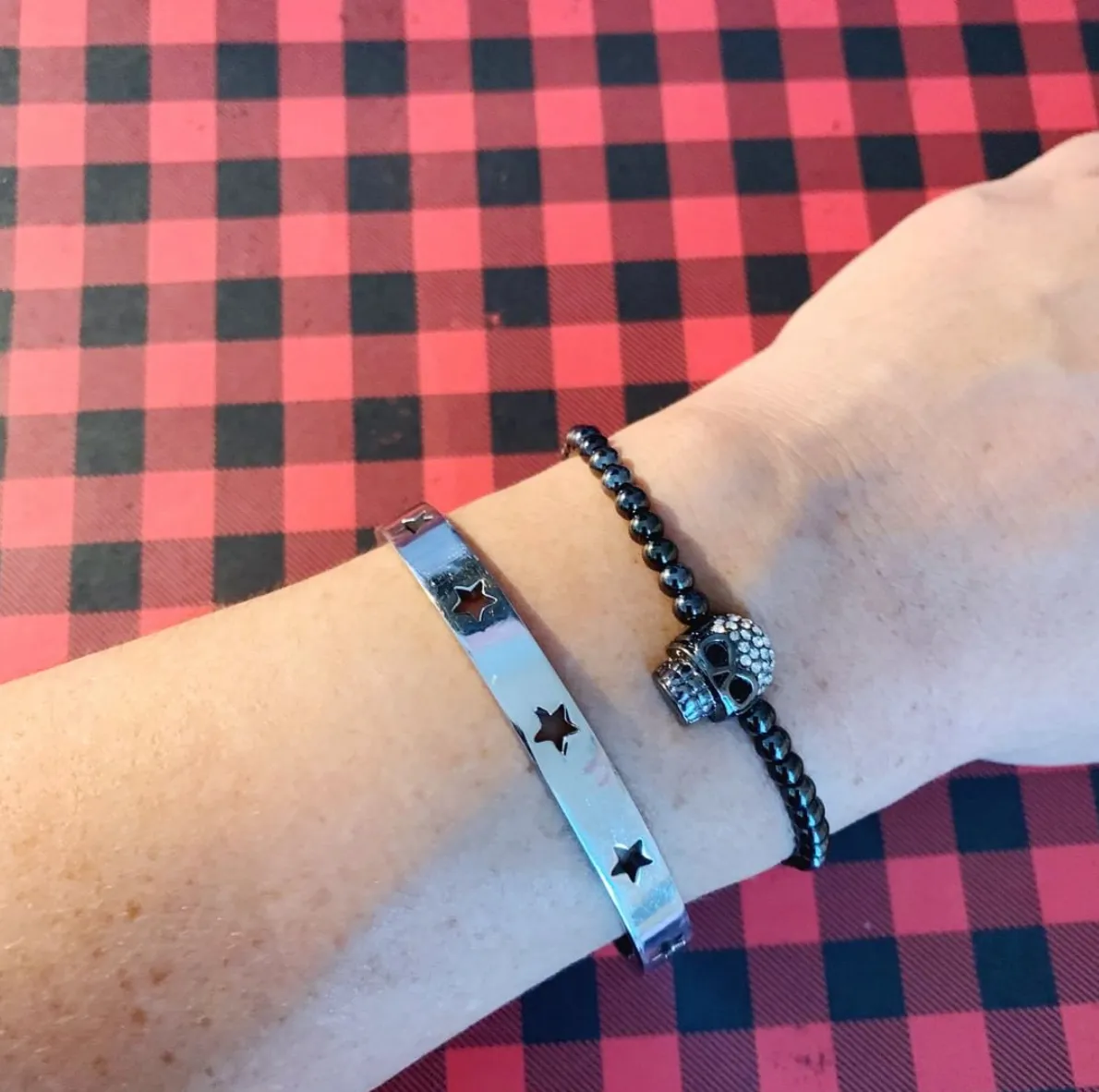 Star Struck Stainless Bangle