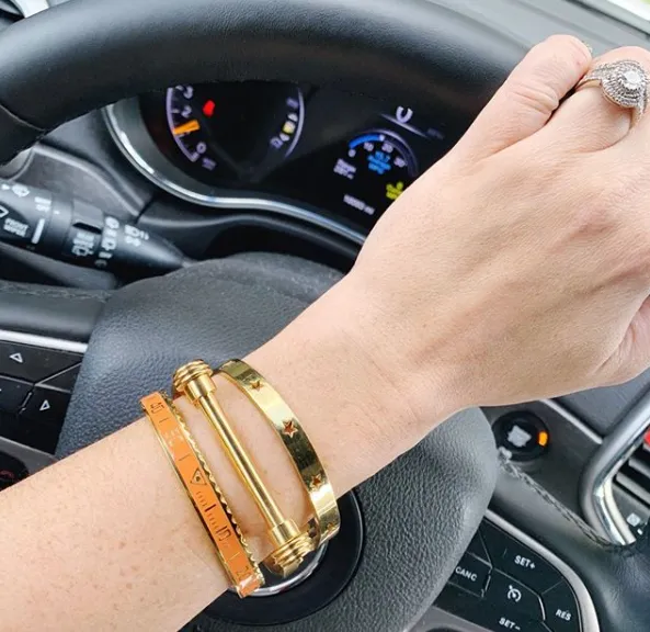 Star Struck Stainless Bangle