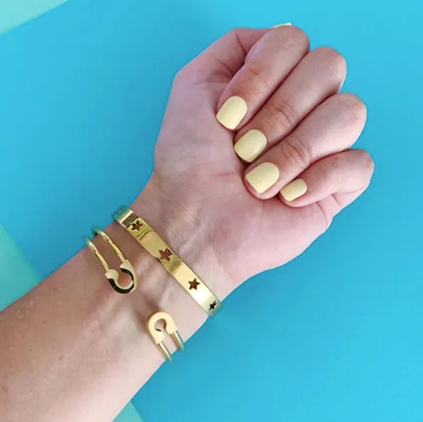 Star Struck Stainless Bangle