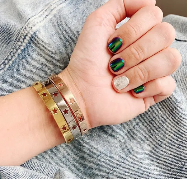 Star Struck Stainless Bangle