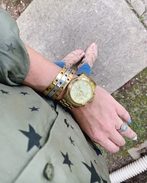 Star Struck Stainless Bangle