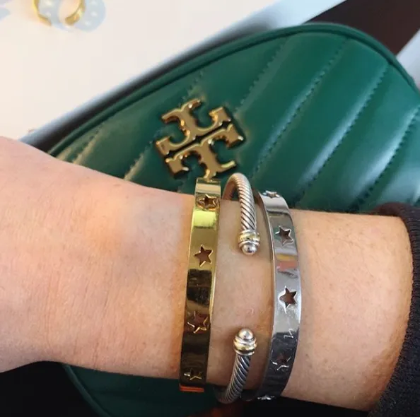 Star Struck Stainless Bangle